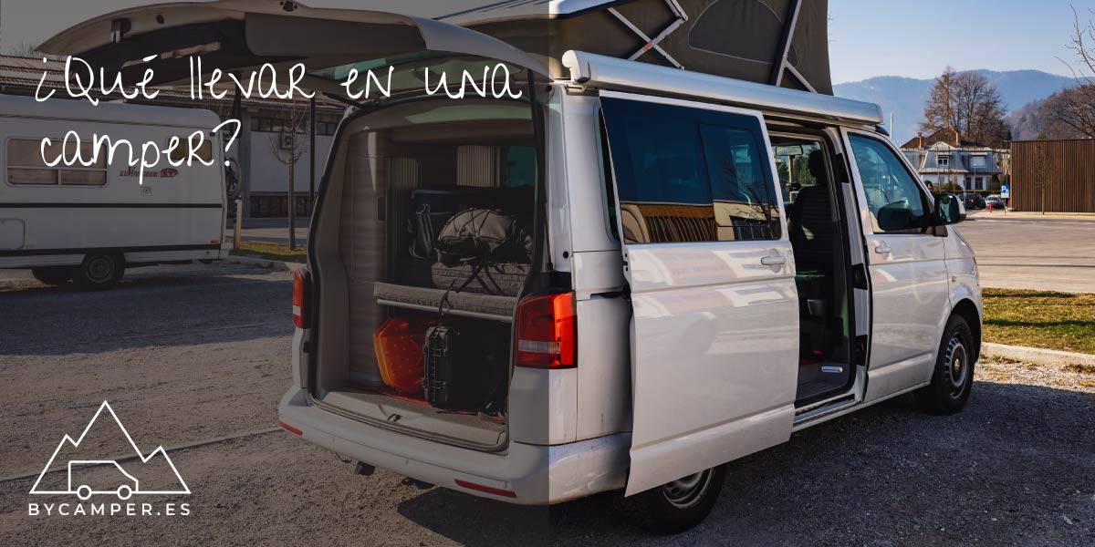 que llevar en una camper