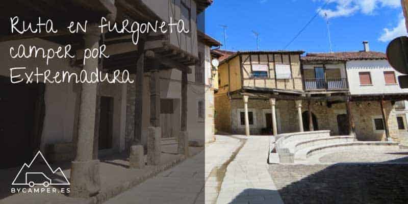 ruta en furgoneta camper por extremadura