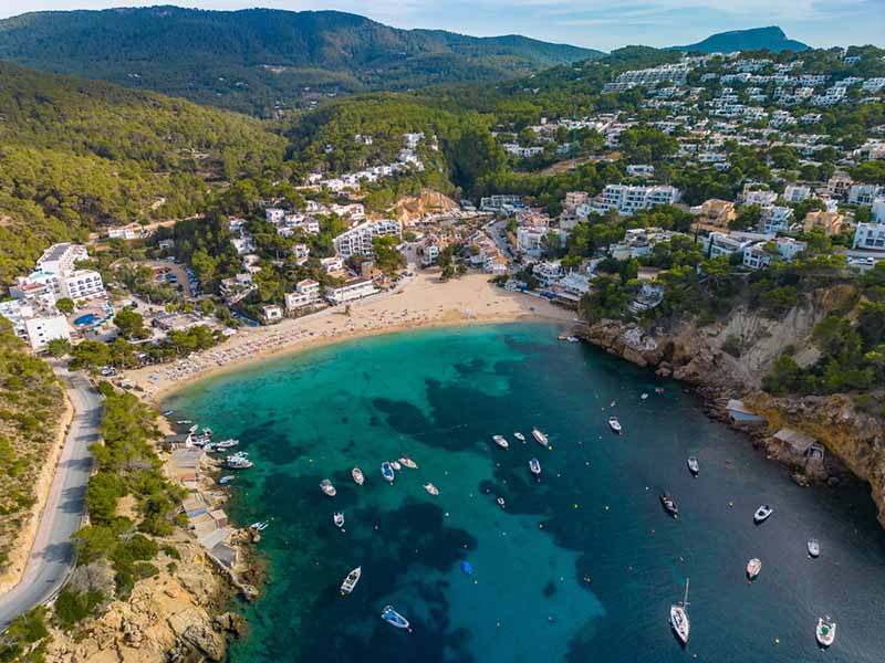 Cala Vadella - ibiza en furgoneta