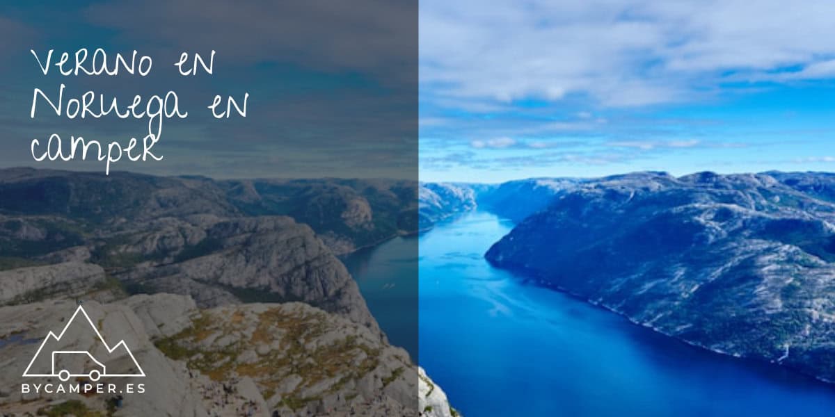 verano en noruega en camper
